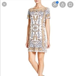 Tory Burch Printed Cotton Short-Sleeved Dress